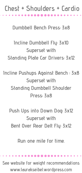 Chest + Shoulders Workout